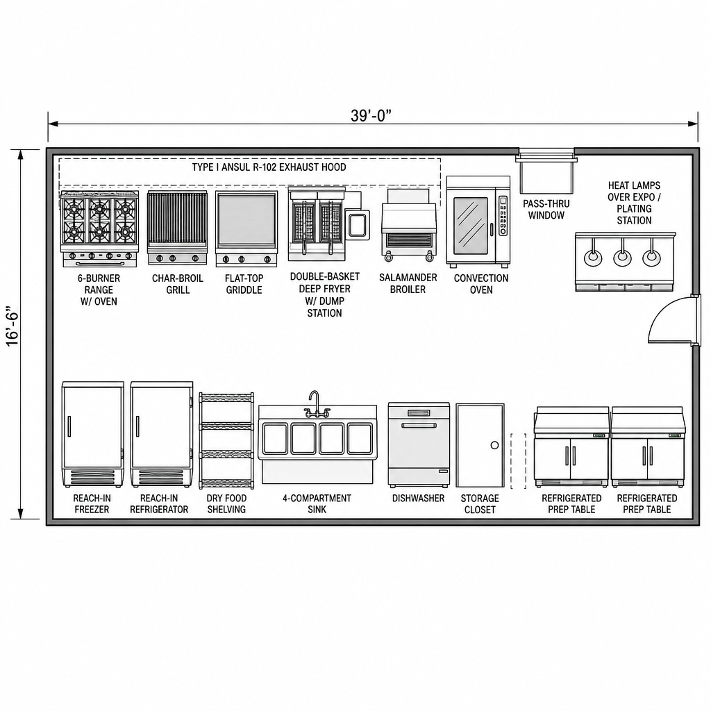 Phase 1 and Phase 2 floor plan schematic